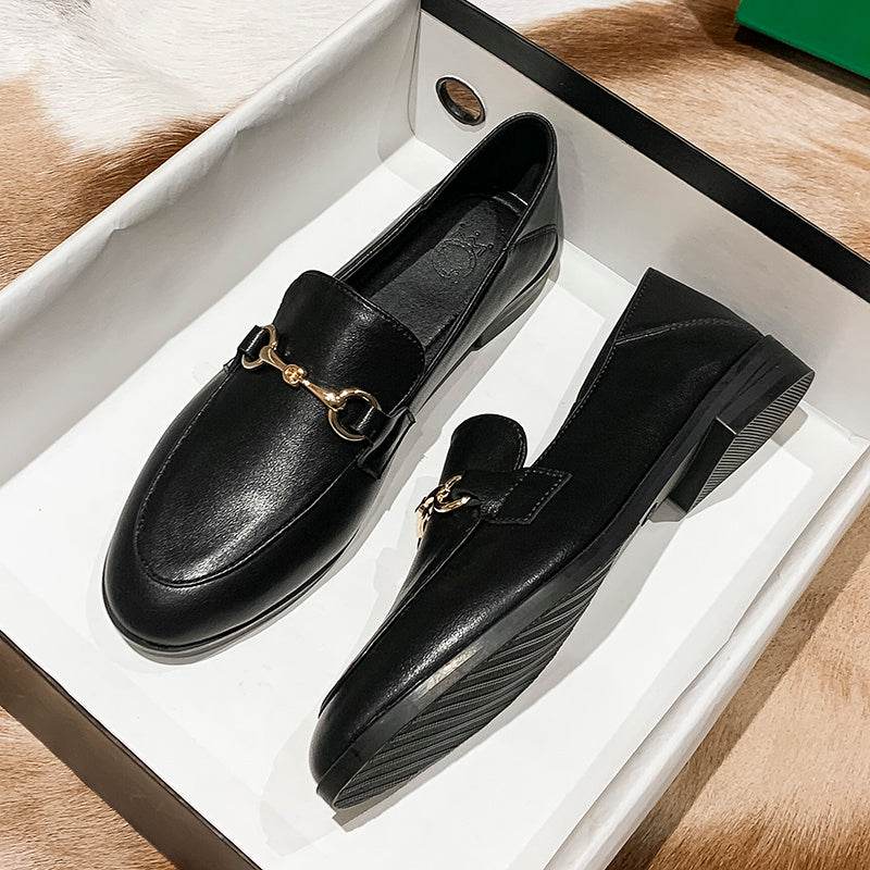 Chaussures Plates en Cuir - Clairea Boutique