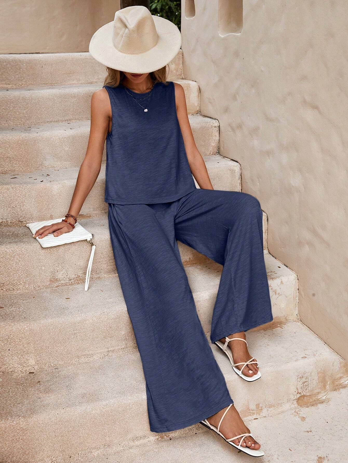 Ensemble Élégantes avec Pantalon Long - Clairea Boutique