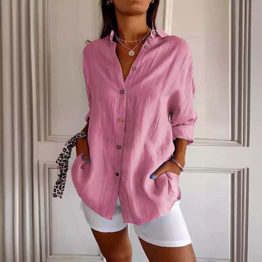 Chemise Femme à Col Revers - Clairea Boutique