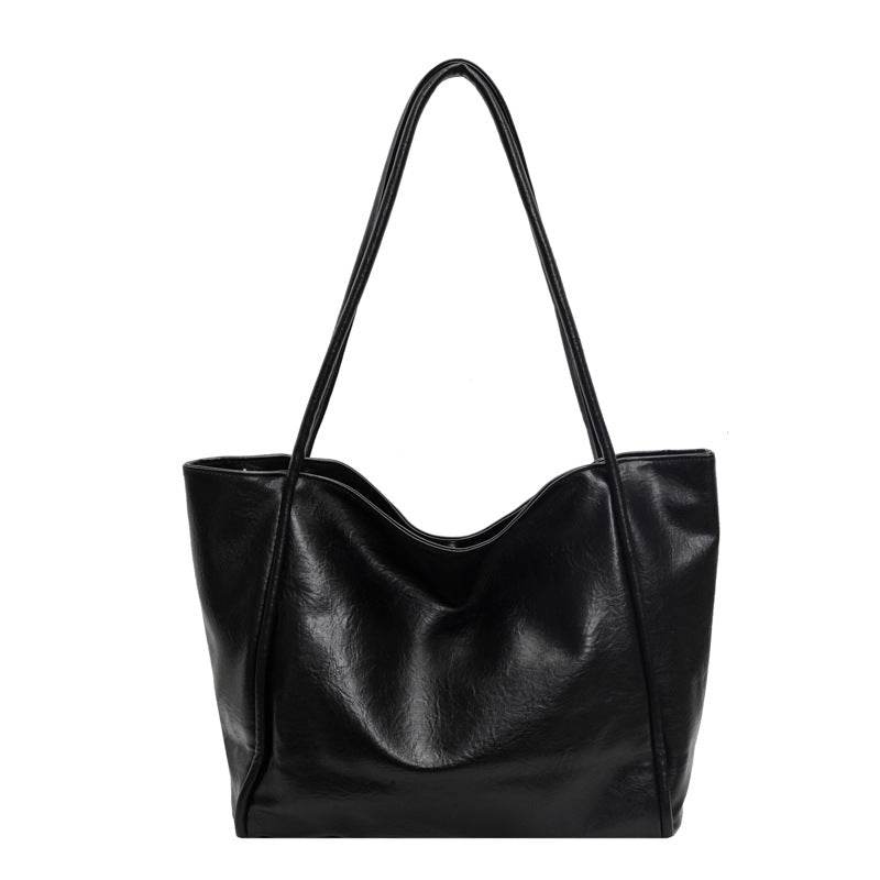 Sac Épaule Grand Format en Cuir PU Souple - Clairea Boutique