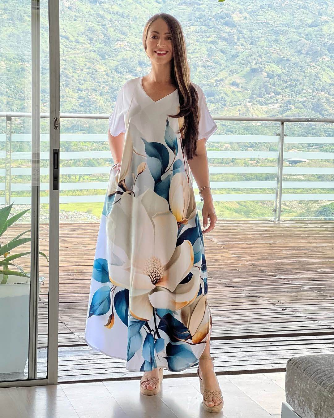 Robe Imprimée Loose Mode Européenne - Clairea Boutique