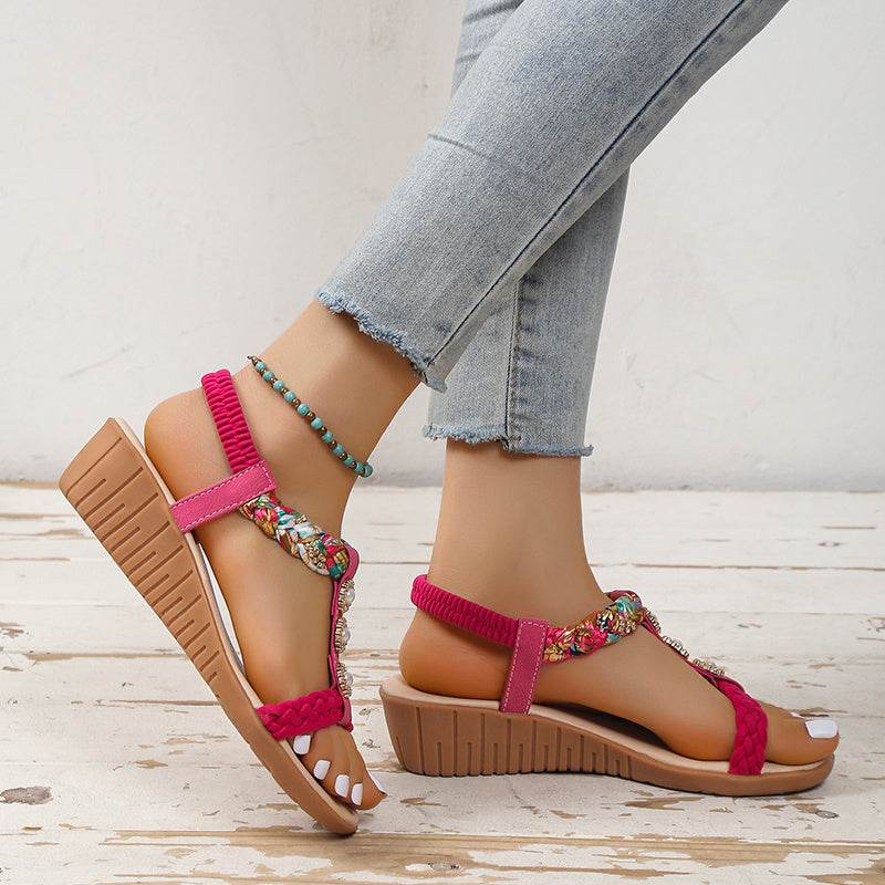 Sandales Tressées Bohèmes - Clairea Boutique