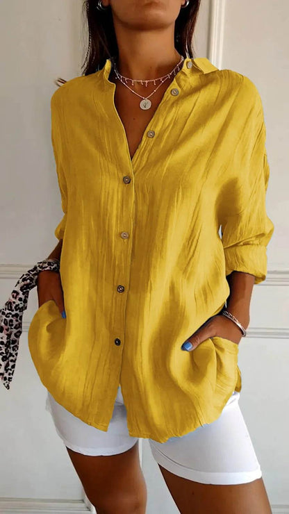 Chemise Femme à Col Revers - Clairea Boutique