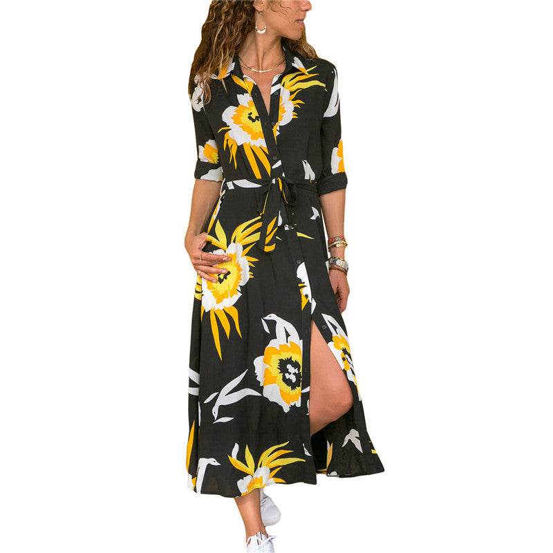 Robe Madrid Vintage en Chiffon - Clairea Boutique