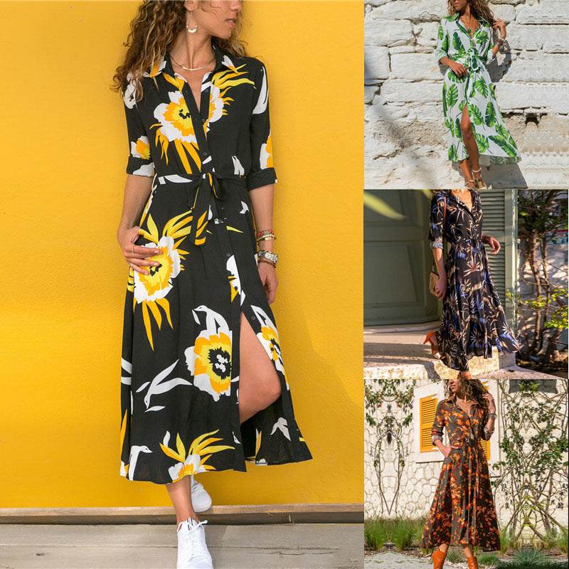 Robe Madrid Vintage en Chiffon - Clairea Boutique