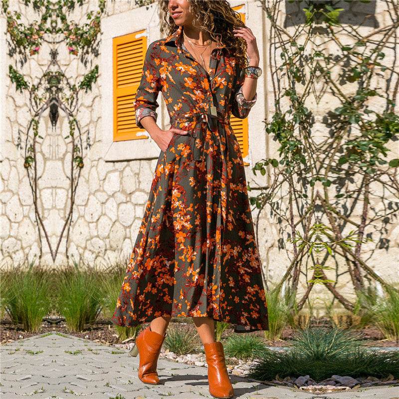Robe Madrid Vintage en Chiffon - Clairea Boutique