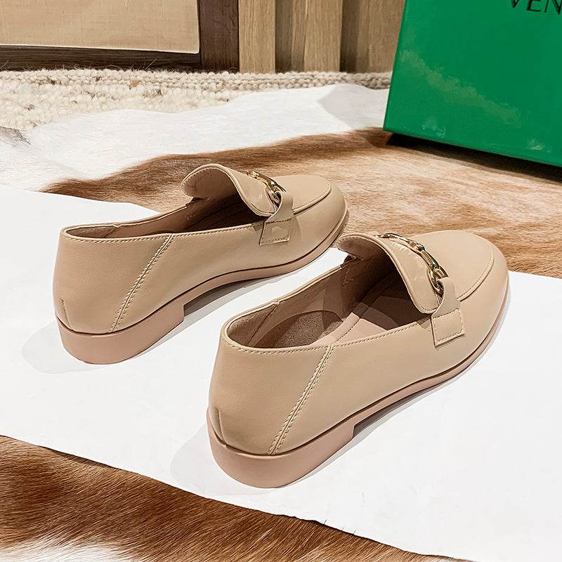 Chaussures Plates en Cuir - Clairea Boutique