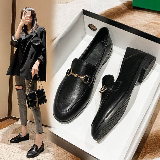 Chaussures Plates en Cuir - Clairea Boutique