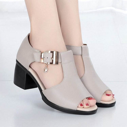 Sandales Confort à Talon - Clairea Boutique