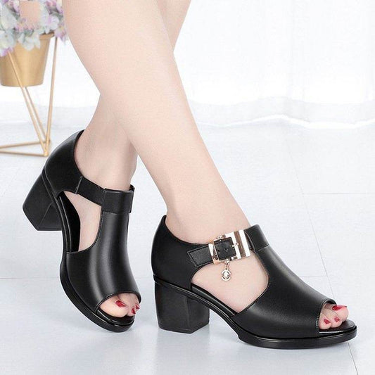 Sandales Confort à Talon - Clairea Boutique