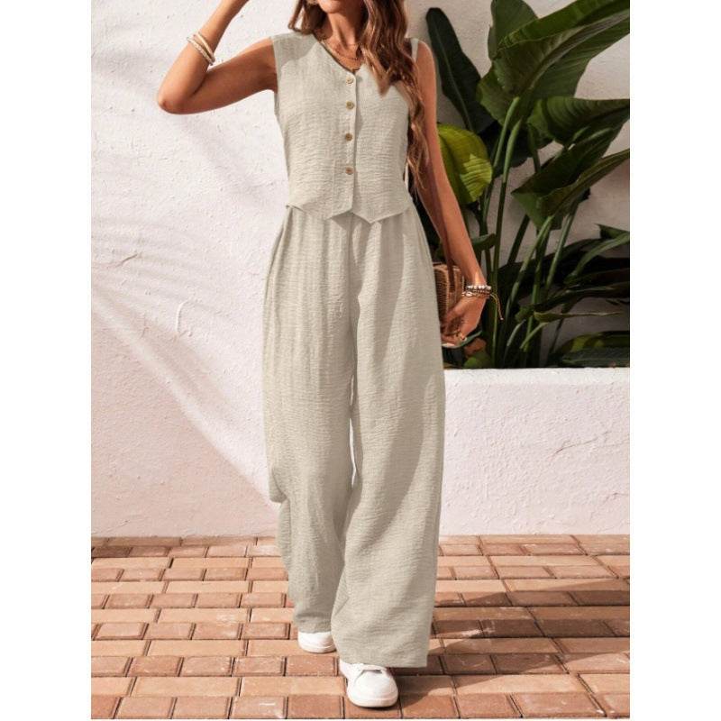 Ensemble Lin Femme 2 Pièces - Clairea Boutique