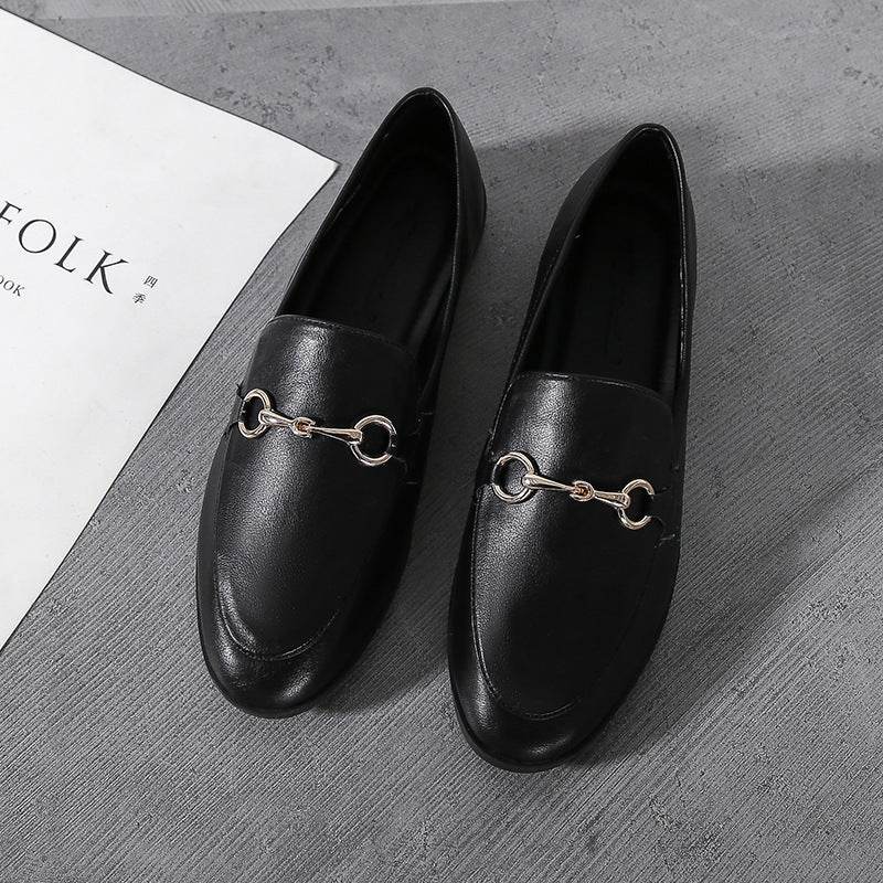 Chaussures Plates Style Collège Britannique - Clairea Boutique
