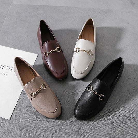 Chaussures Plates Style Collège Britannique - Clairea Boutique