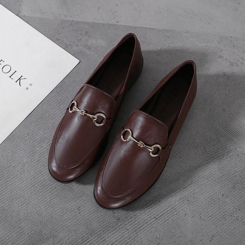 Chaussures Plates Style Collège Britannique - Clairea Boutique