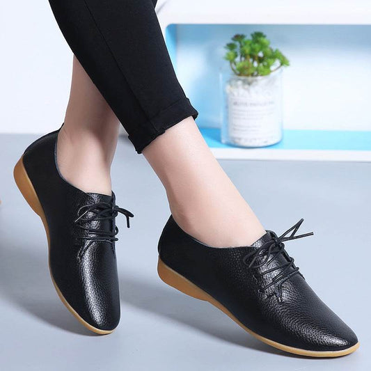Chaussures blanches plates - Clairea Boutique
