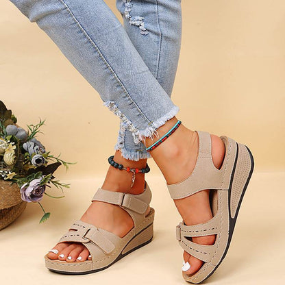 Sandales Compensées d'Été à Scratch - Clairea Boutique
