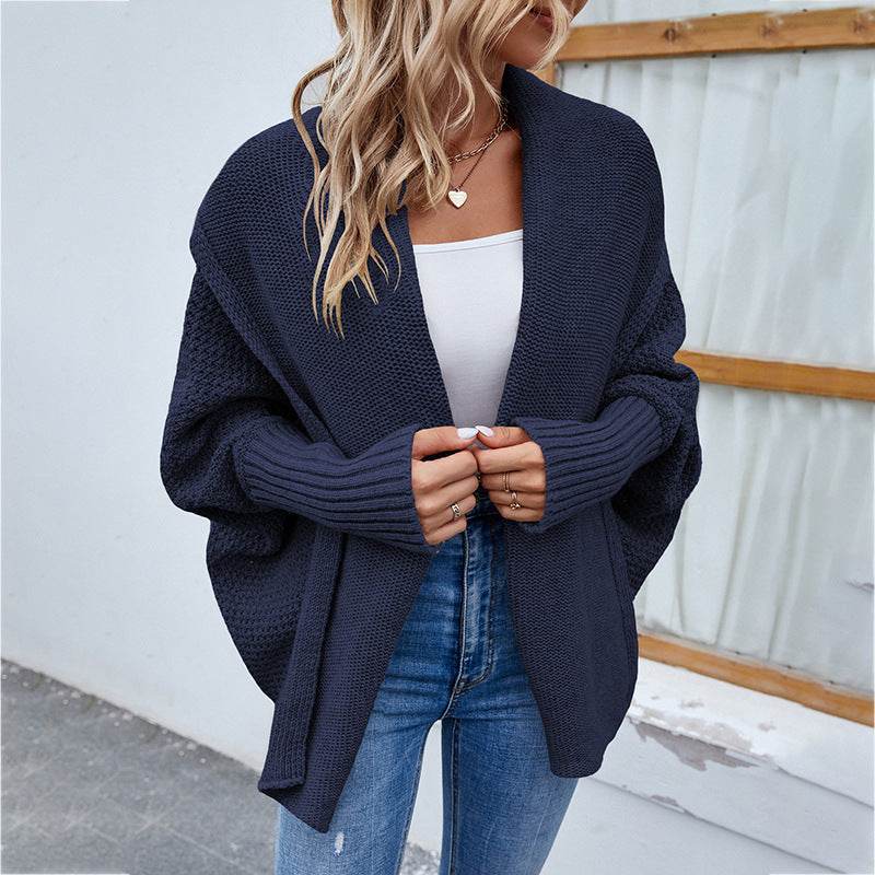 Cardigan Maille Oversize à Manches Chauve-Souris - Clairea Boutique