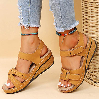 Sandales Compensées d'Été à Scratch - Clairea Boutique