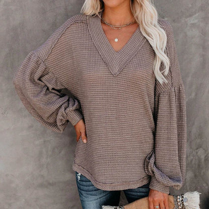 T-shirt Chic à Col V - Clairea Boutique