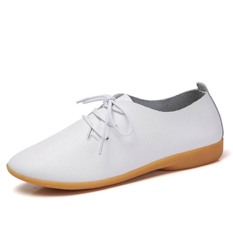 Chaussures blanches plates - Clairea Boutique