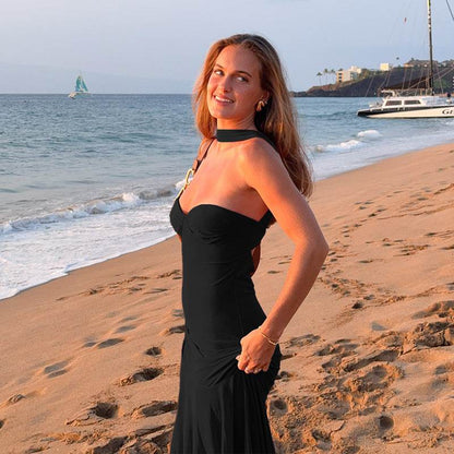 Robe de Plage Sans Bretelles - Clairea Boutique