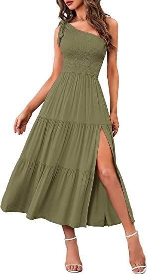 Nouvelle Robe d'Été Élégante à Épaule - Clairea Boutique