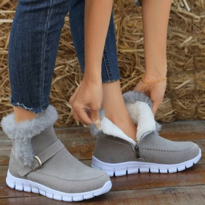 Bottes d’Hiver Fourrées - Clairea Boutique