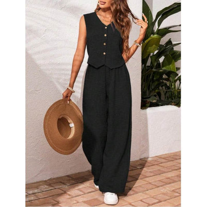 Ensemble Lin Femme 2 Pièces - Clairea Boutique