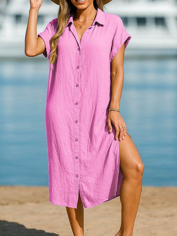 Robe d’Été en Coton & Lin - Clairea Boutique