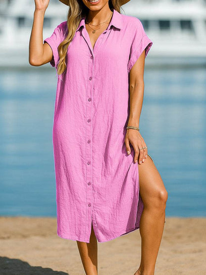 Robe d’Été en Coton & Lin - Clairea Boutique