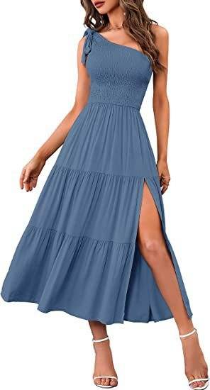 Nouvelle Robe d'Été Élégante à Épaule - Clairea Boutique