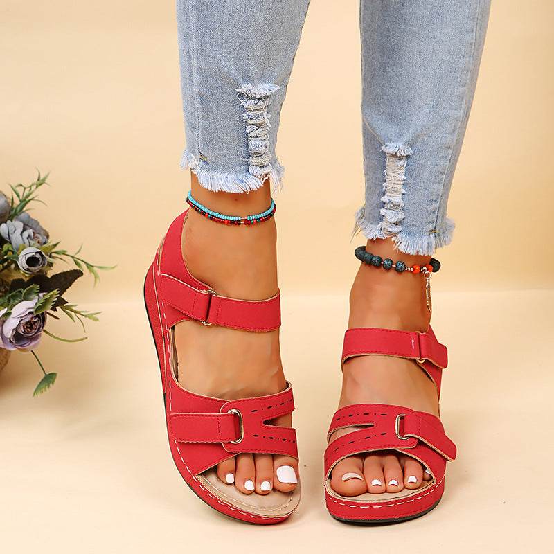 Sandales Compensées d'Été à Scratch - Clairea Boutique