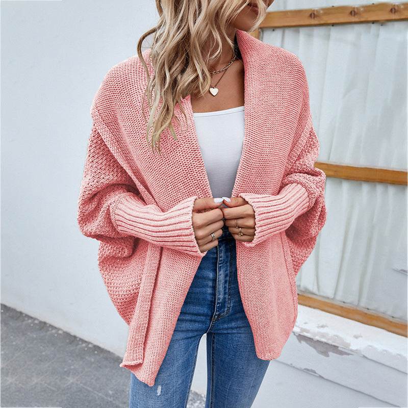 Cardigan Maille Oversize à Manches Chauve-Souris - Clairea Boutique