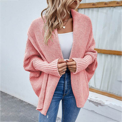 Cardigan Maille Oversize à Manches Chauve-Souris - Clairea Boutique
