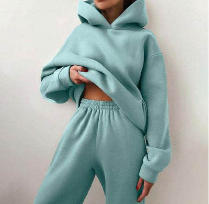 Ensemble Décontracté Femme 2 Pièces – Sweat à Capuche & Pantalon de Jogging - Clairea Boutique