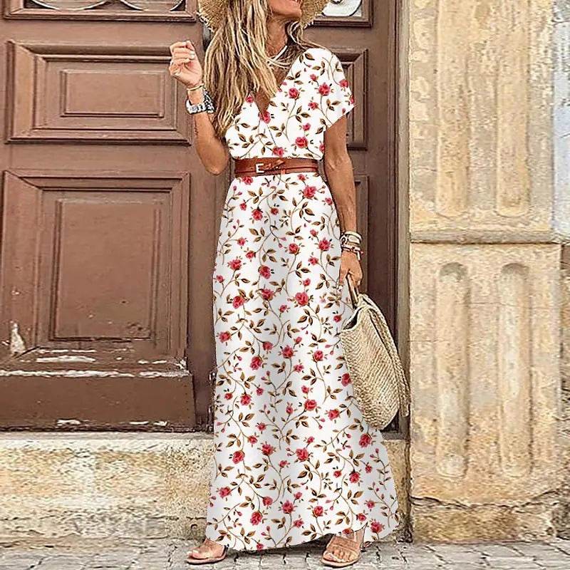 Robe Bohème Chic à Fleurs - Clairea Boutique