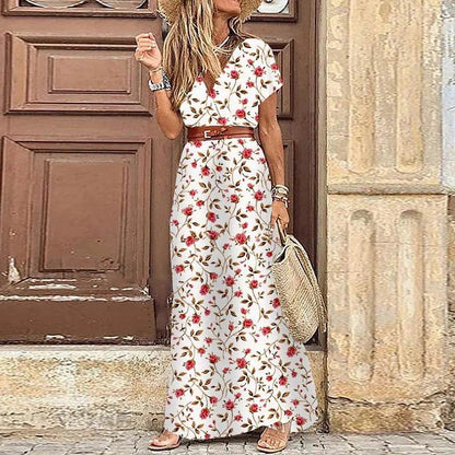 Robe Bohème Chic à Fleurs - Clairea Boutique
