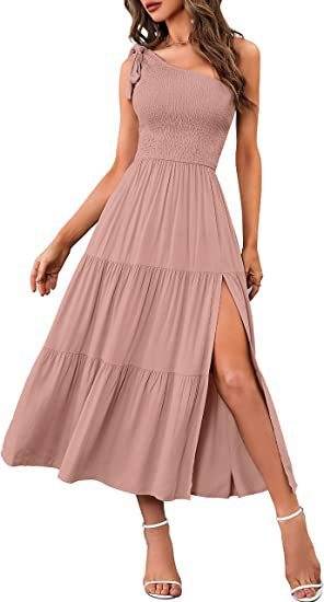 Nouvelle Robe d'Été Élégante à Épaule - Clairea Boutique