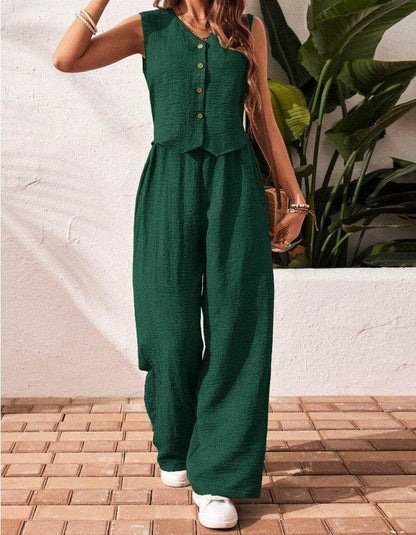 Ensemble Lin Femme 2 Pièces - Clairea Boutique