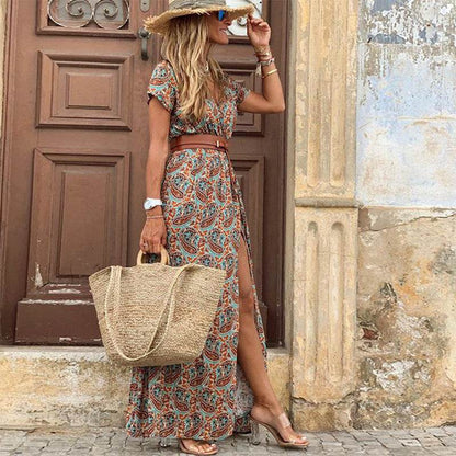 Robe Bohème Chic à Fleurs - Clairea Boutique