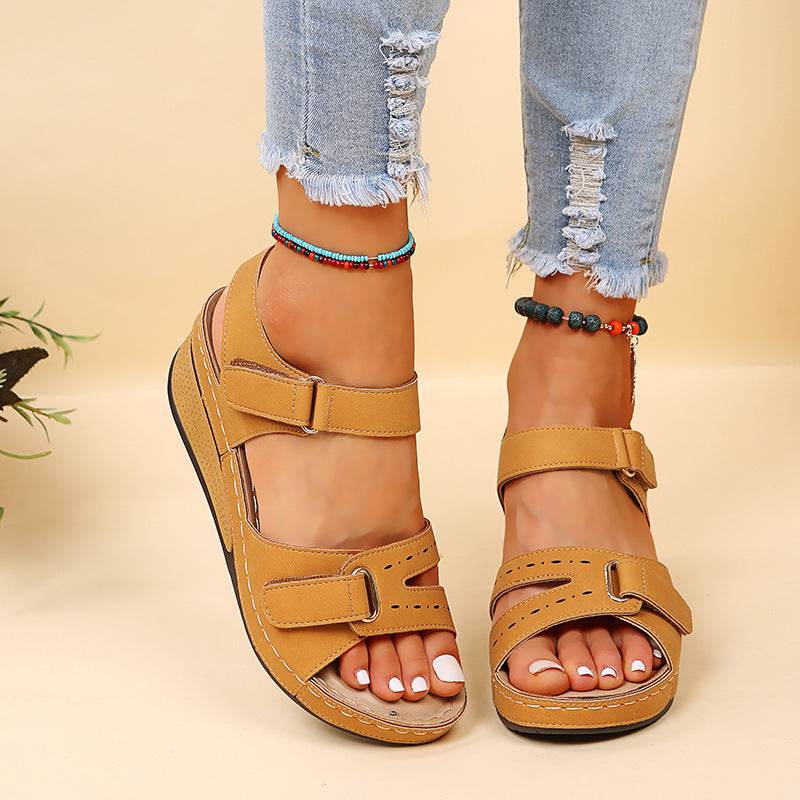 Sandales Compensées d'Été à Scratch - Clairea Boutique