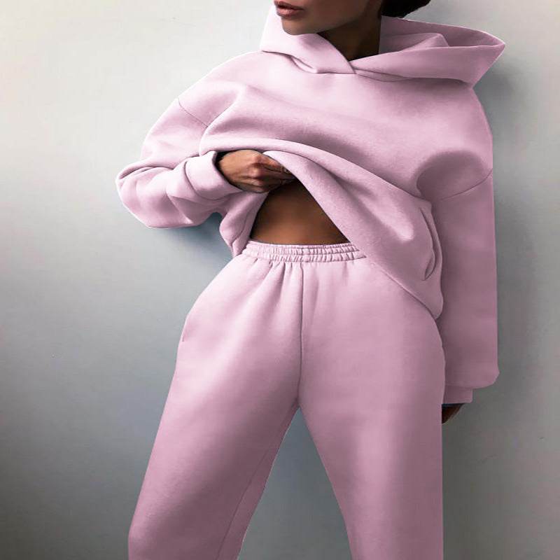 Ensemble Décontracté Femme 2 Pièces – Sweat à Capuche & Pantalon de Jogging - Clairea Boutique