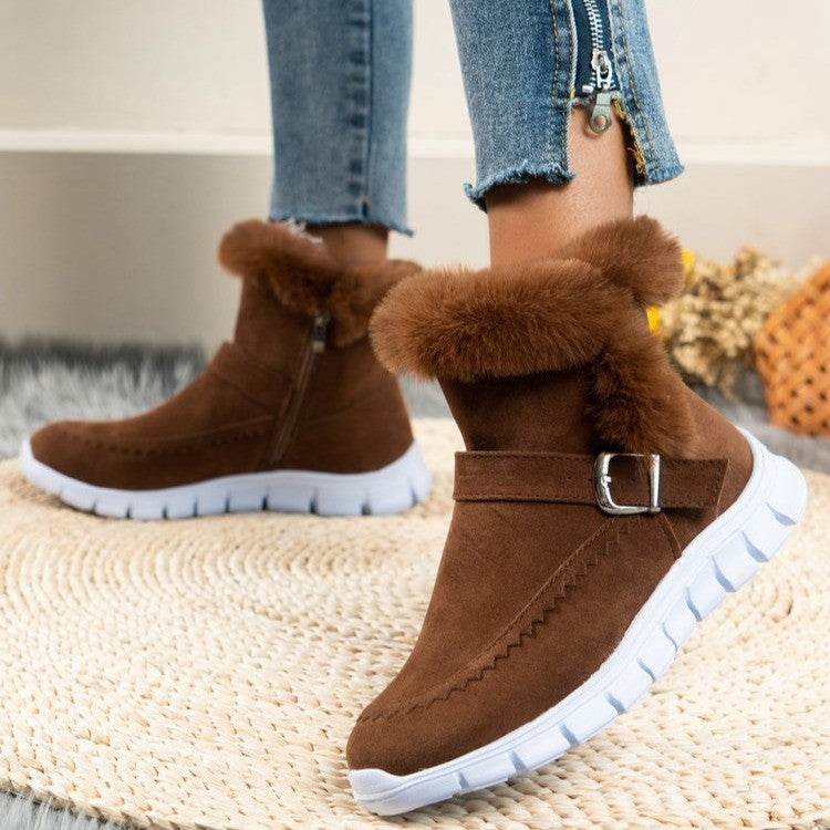 Bottes d’Hiver Fourrées - Clairea Boutique