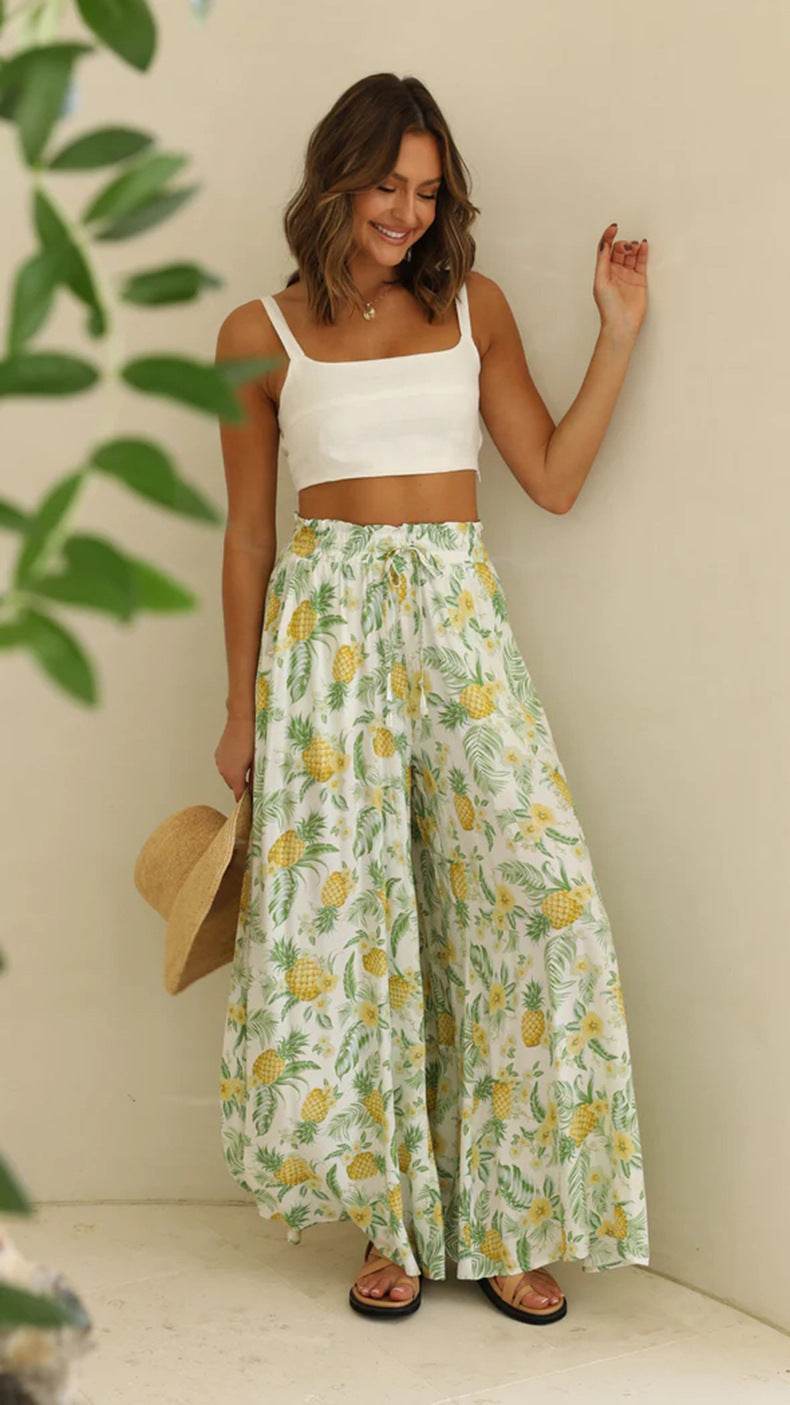 Pantalon de Détente Large et Confortable avec Poches - Clairea Boutique