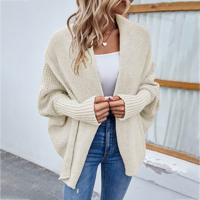 Cardigan Maille Oversize à Manches Chauve-Souris - Clairea Boutique