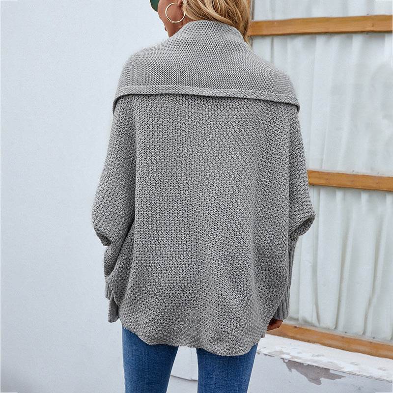 Cardigan Maille Oversize à Manches Chauve-Souris - Clairea Boutique
