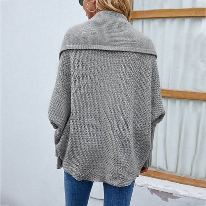 Cardigan Maille Oversize à Manches Chauve-Souris - Clairea Boutique