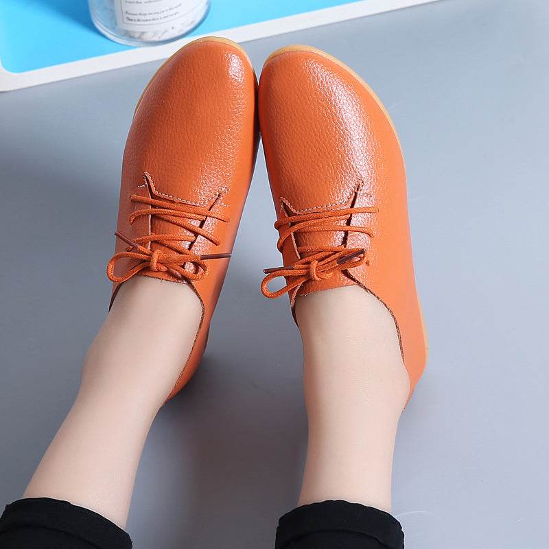 Chaussures blanches plates - Clairea Boutique