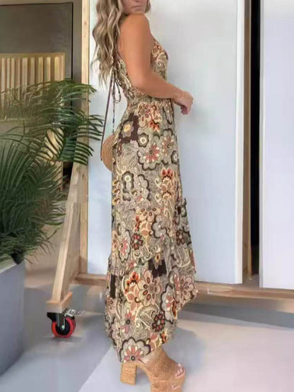 Robe à Bretelles Style Bord de Mer - Clairea Boutique