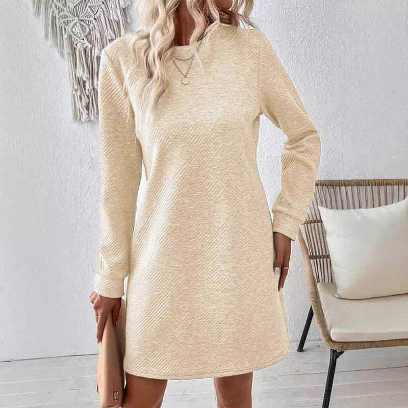 Robe Mi-longue à Motif Carreaux - Clairea Boutique
